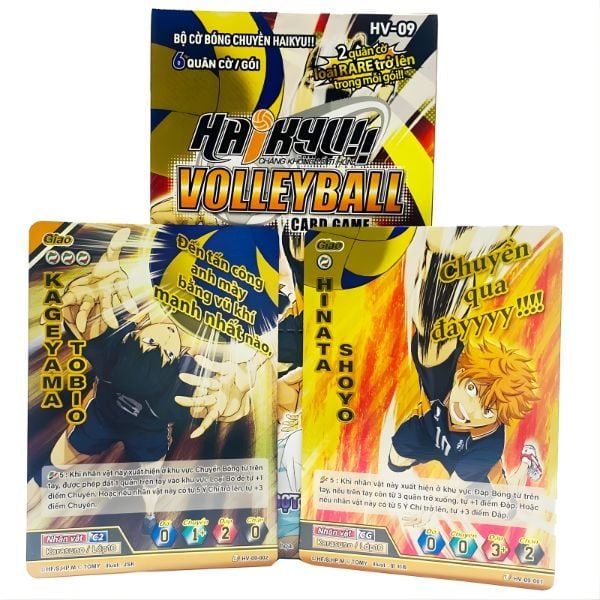 Bài Bóng Chuyền Haikyu!! Bộ Cờ Mở Rộng Đợt 9 Tuyên Chiến món quà dành cho fan sưu tầm