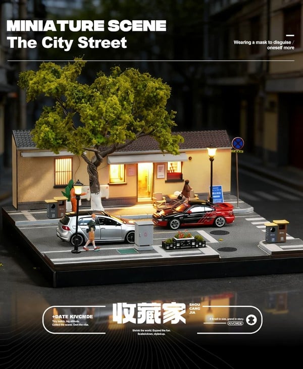 nShop bán Diorama 1:64 Cà phê nghệ thuật đường Nam Kinh SCJ82052-A xuất được hóa đơn đỏ VAT giá tốt