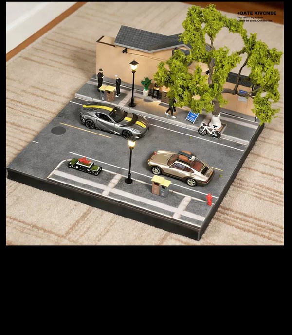 nShop bán Diorama 1:64 Quán cà phê trên đường Nam Kinh SCJ82051-A trang trí nhà, cửa hàng, quán cà phê giá tốt