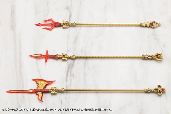 nShop bán M.S.G. Virtuous Style 11 Pole Weapon Set Flamerite Ver GE011 chốt phổ thông dễ custom tùy biến