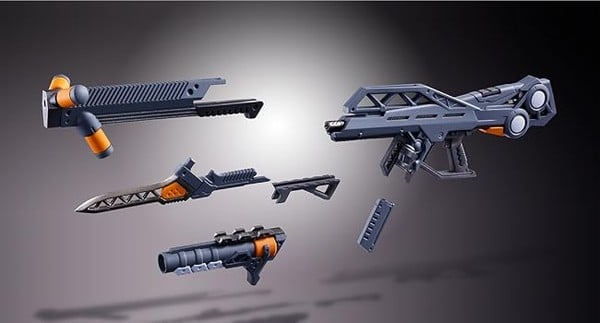 thành phần trang bị súng Pallet Rifle của Metal Build Evangelion Eva Unit 01 30th with Spear of Gaius