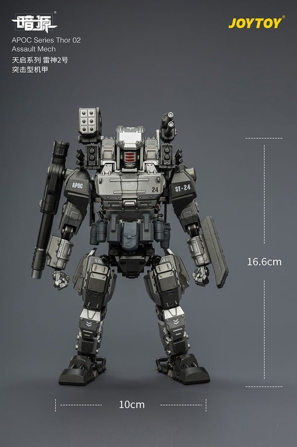 kích thước Mô hình JOY TOY APOC Series Thor 02 Assault Mech ST-8624 chính hãng giá tốt chất lượng cao