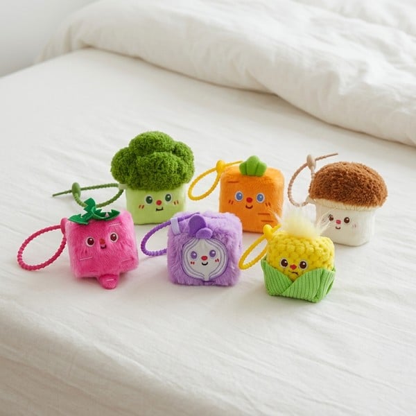 nShop bán thú bông vuông Squarepals Vegetable Collection 5cm chính hãng giá tốt chất lượng cao