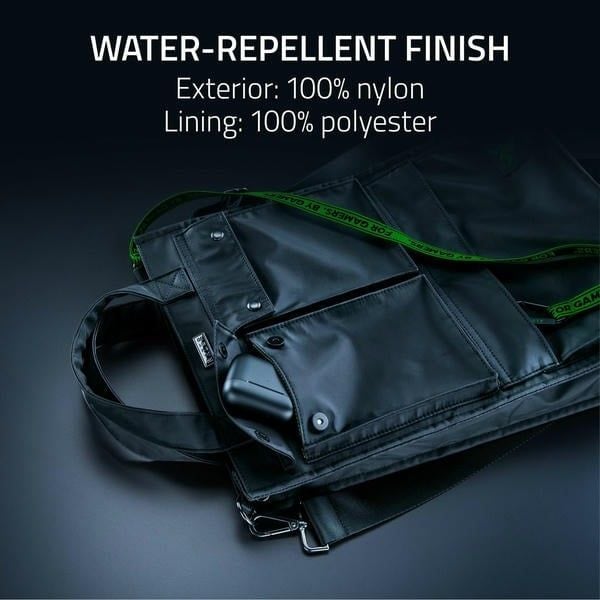 Chất liệu vải Nylon trượt nước của túi xách Razer Xanthus Tote Bag nShop