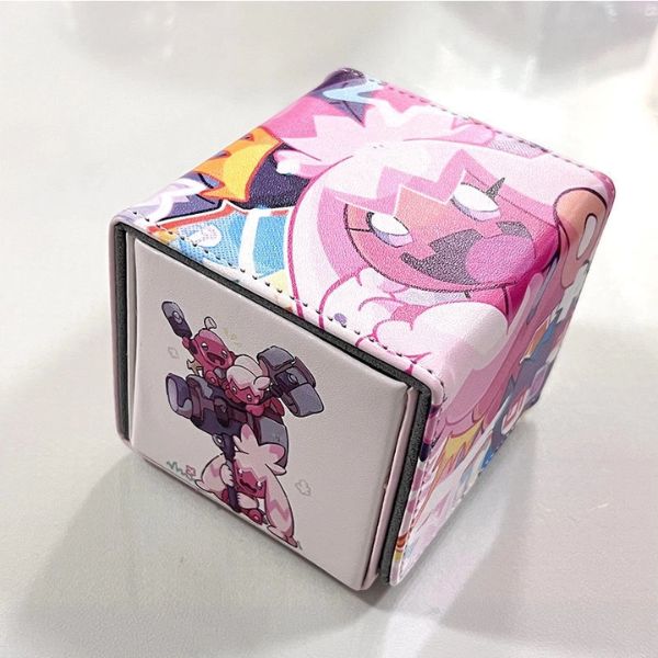 Hộp Đựng Bài Pokemon TCG Da PU Cao Cấp Tinkaton ở nShop lớp lót nhung mềm tránh trầy xước bên ngoài cứng cáp