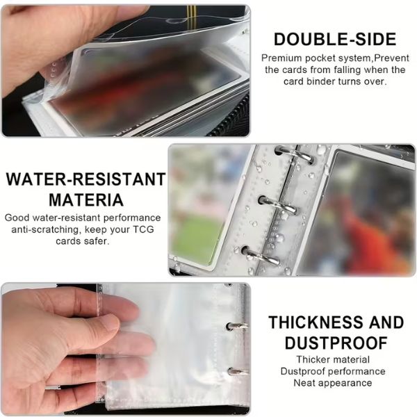 Album Binder mini 1 ngăn màu trơn đựng bài TCG Pokemon One Piece nShop ship hỏa tốc 1 tiếng giao nhanh trong ngày giá rẻ