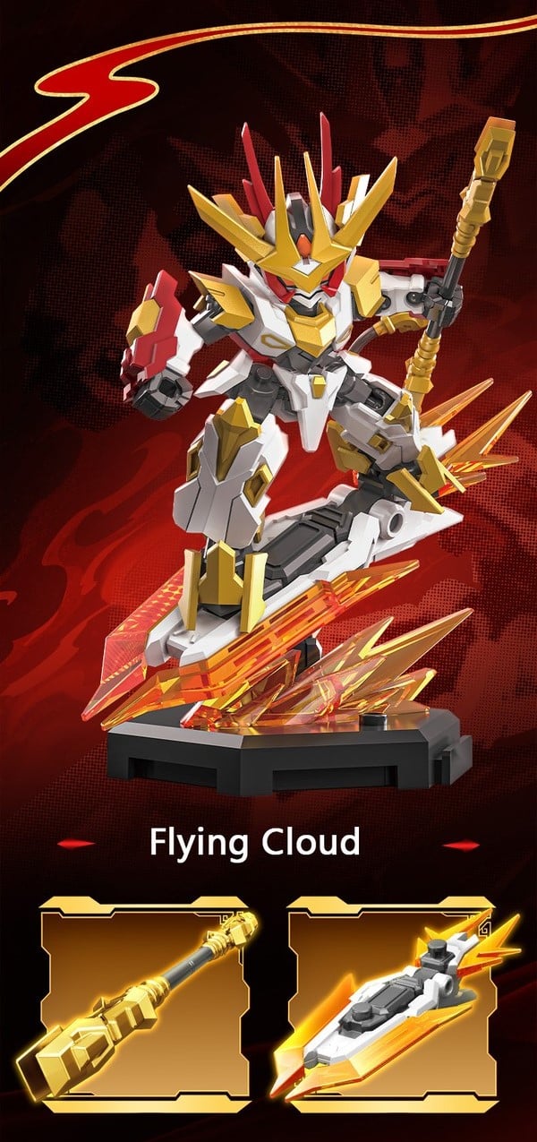 Flying Cloud Cân Đẩu Vân trong series Blind Box Sembo Block 900037 Hộp Mù Đại Chiến Tây Du