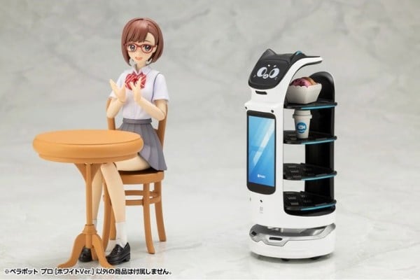 nShop bán mô hình BellaBot Pro White Ver - Pudu Robotics - Kotobukiya KP814 xây tiểu cảnh nhà hàng quán ăn