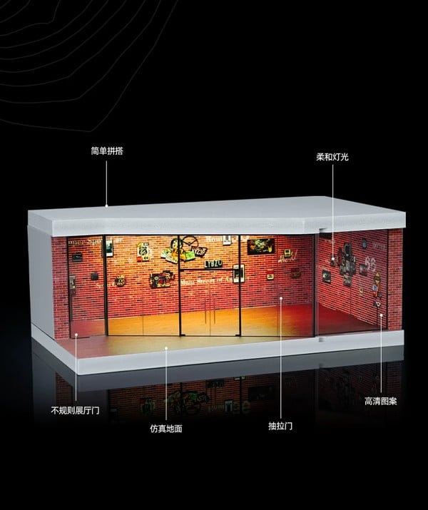 nShop bán Diorama 1:64 Showroom xe SCJ73441 chính hãng Shou Cang Jia làm quà tặng fan mô hình diecast Mini GT