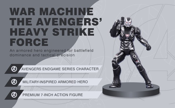 nShop bán Mô hình Marvel War Machine 7 Inch ZD Toys ZM43 chính hãng xuất được hóa đơn đỏ VAT giá tốt