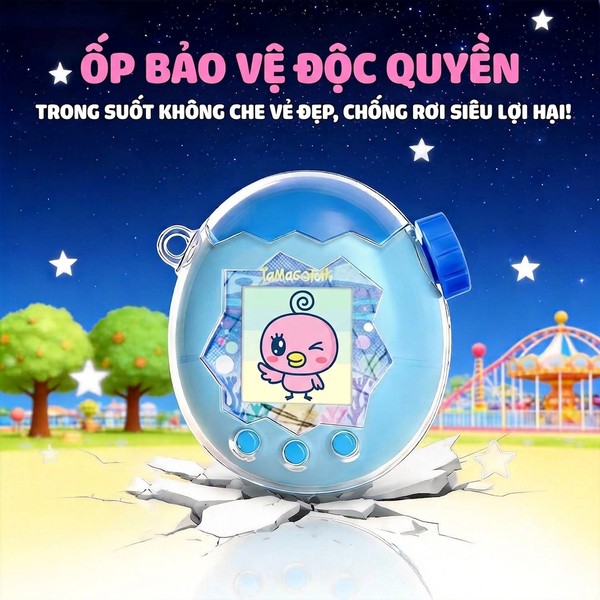 Case Bảo Vệ Tamagotchi Paradise Crystal Clear là phụ kiện không thể thiếu chống va đập trầy xước