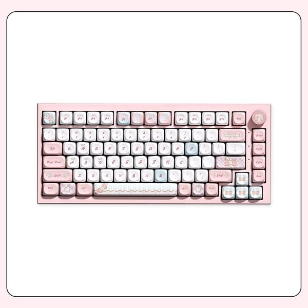 Bàn phím cơ không dây AKKO Piano Sweet 5075 V5 sử dụng ultra slim gasket giúp gõ êm mượt hơn