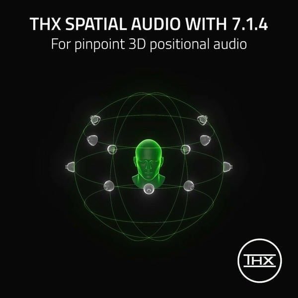 Âm thanh THX Spatial Audio 7.1.4 trên tai nghe Razer nShop