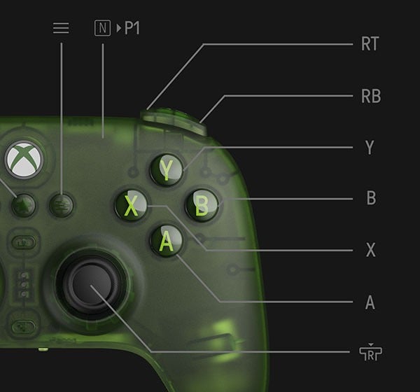 nShop bán Tay Cầm Không Dây 8BitDo Ultimate 3-mode Controller Xbox hỗ trợ mapping gán phím giá tốt