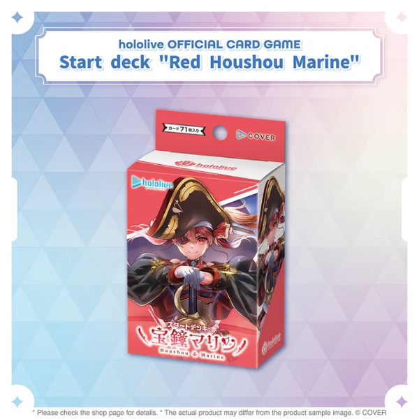 sưu tầm thẻ Vtuber với Hololive Official Card Game Start Deck Vol. 09 Red Houshou Marine hSD09 bán tại nShop