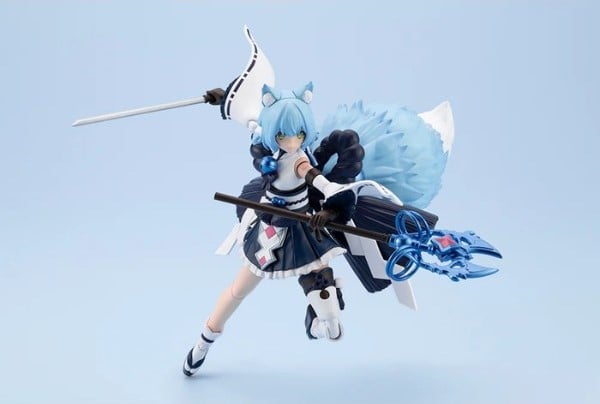 nShop bán model kit Kitsune Miko Arcanadea Yukumo ReACT-C - Kotobukiya AR023 có phụ kiện và vũ khí đa dạng