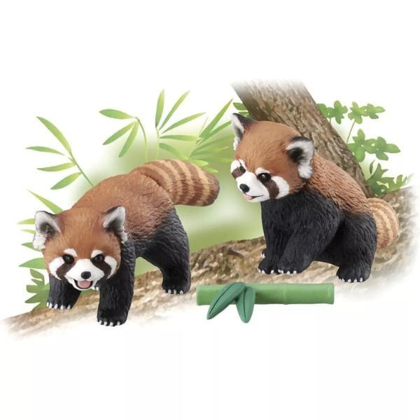 Đồ chơi Red Panda Takara Tomy với màu sắc nổi bật, đầu và đuôi cử động nhẹ.