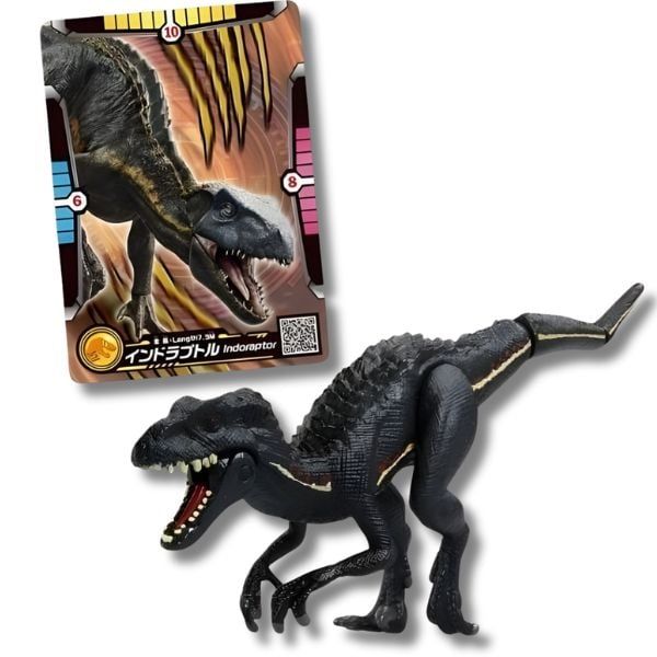 Mô hình khủng long Indoraptor ANIA chính hãng – Phiên bản Battle Card Set hấp dẫn cho bé