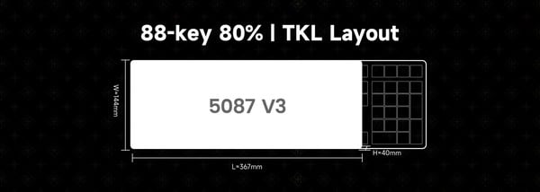 nShop bán Bàn phím cơ không dây chính hãng AKKO 5087 V3 Black & Gold giao nhanh tận nhà toàn quốc giá tốt