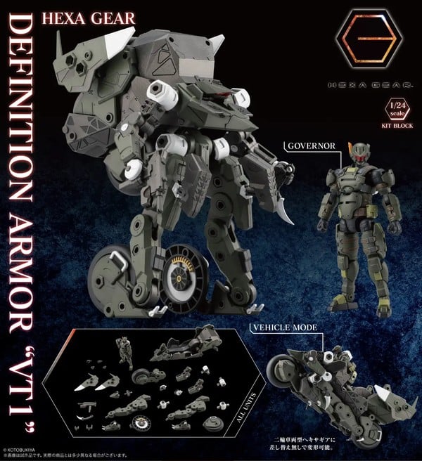 nShop bán Model Kit Hexa Gear Definition Armor VT1 - Kotobukiya HG149 chính hãng Nhật Bản giá tốt