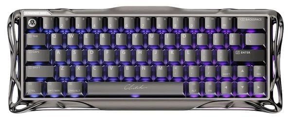 Bàn phím cơ GravaStar Mercury V60 Pro Hall Effect Magnetic Switch GunMetal chất lượng cao