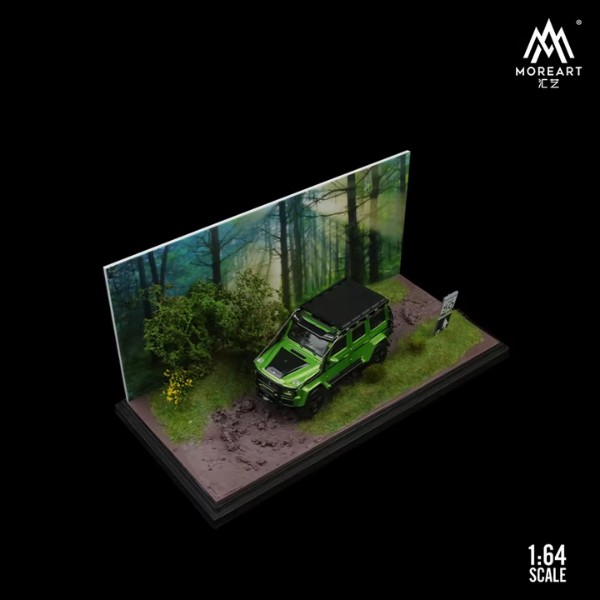 nShop bán Mô hình tiểu cảnh More Art Diorama 1:64 - Khoảng Rừng Thưa có nắp mica bảo vệ chống bụi bám bẩn