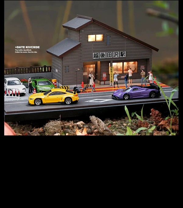 nShop bán Sa bàn Diorama 1:64 Sân ga Nhật Bản SCJ82027-A Shou Cang Jia tiểu cảnh trang trí dự án bất động sản