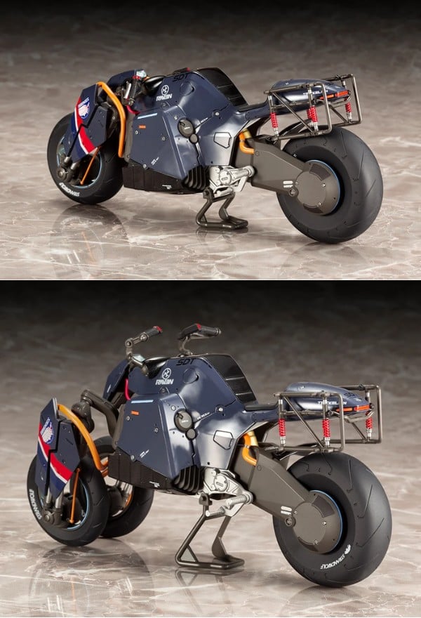 nShop bán Model Kit Reverse Trike Death Stranding - Kotobukiya KP514 có đế dựng chống đứng xe dễ trưng bày