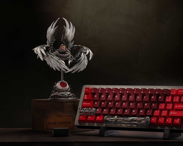 demo trưng bày Celestial Archive Throne Artisan Keycap Holder Dwarf Factory sinful