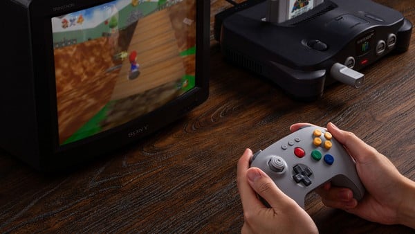 nShop bán Tay Cầm không dây Game 8BitDo 64 Bluetooth Controller thiết kế retro vintage độc đáo thú vị