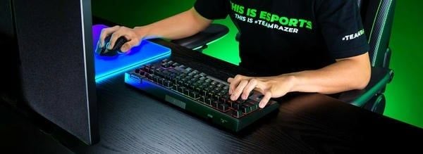Bàn phím Razer BlackWidow V4 TKL HyperSpeed đồng hành cùng game thủ Esport nShop