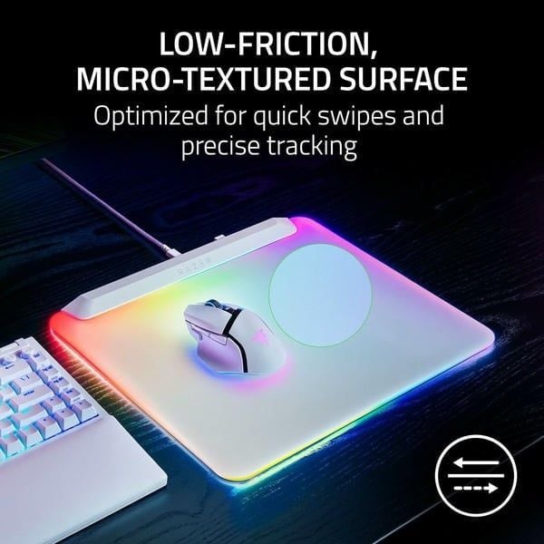 Bề mặt vi mô ma sát thấp của lót chuột Razer Firefly V2 Pro nShop