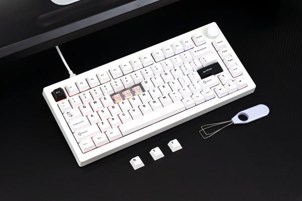 nShop bán Bàn phím cơ AKKO 5075S hỗ trợ thay Switch và Keycap một cách dễ dàng không cần hàn