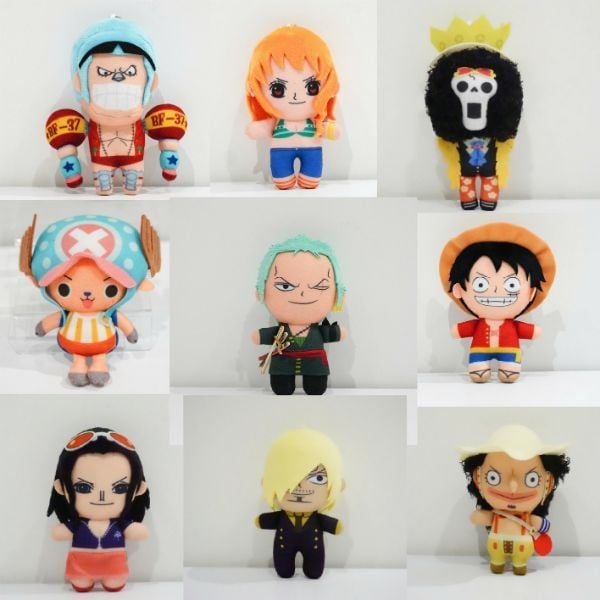 Blind box Móc khóa nhồi bông One Piece - màu sắc chi tiết