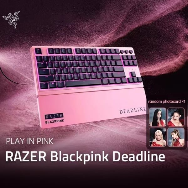 Bộ sưu tập bàn phím Razer BLACKPINK tặng Photocard độc quyền nShop