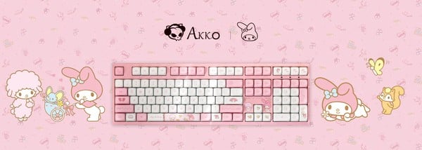 nShop bán Bàn phím cơ không dây AKKO 3108 RF V3 Sanrio dùng được cho PC Laptop Tablet Smartphone