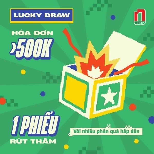 bốc thăm trúng thưởng nshop estella