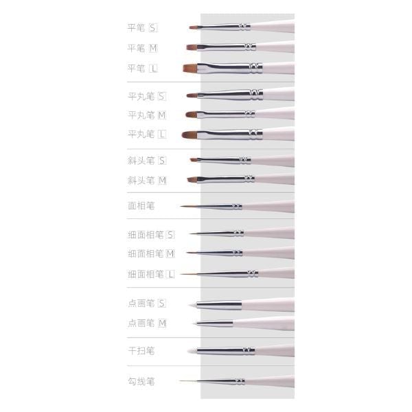 Bộ cọ Hobby Mio chuyên dùng tạo hiệu ứng tróc sơn và weathering cho mô hình gunpla, xe tăng.