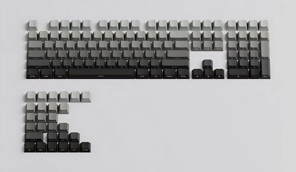 Bộ Keycap bàn phím cơ Veekos Black Gradient PBT Double-Shot / Cherry profile / 135 nút cực bền