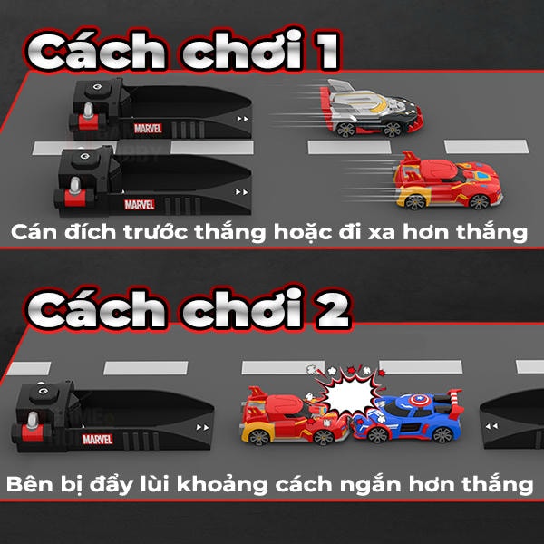 Cách chơi Mô hình Siêu xe Marvel - Racing Car ZD Toys