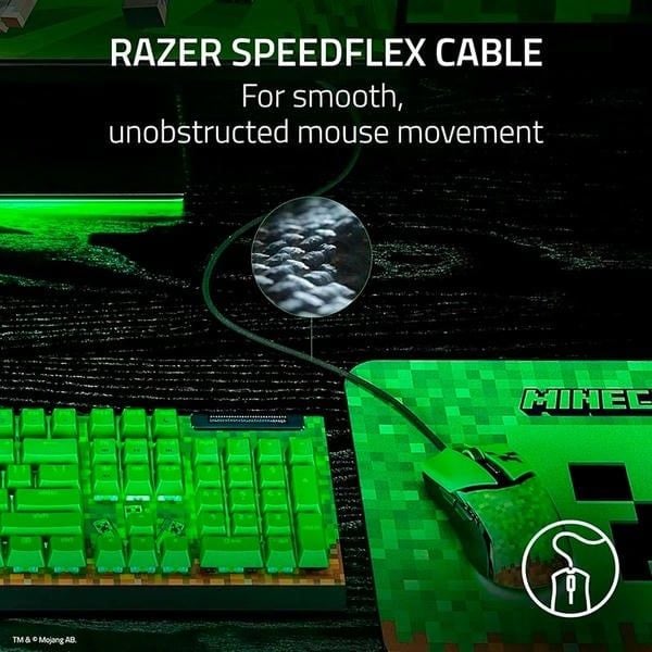 Cáp Razer Speedflex mềm mại của chuột Razer Cobra Minecraft nShop