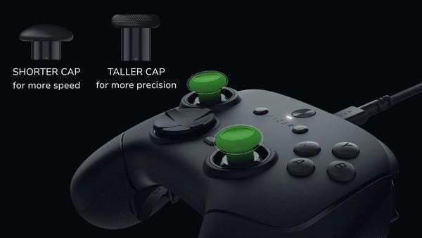 Cần Analog Hall Effect trên Razer Wolverine V3 TE cho độ bền và độ chính xác vĩnh cửu