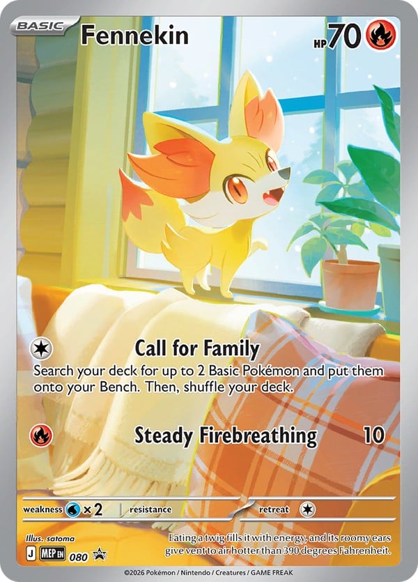 nShop bán Pokemon TCG ME04 Mega Evolution Chaos Rising ETB tiếng Anh Full Art Illustration Rare Fennekin giá tốt