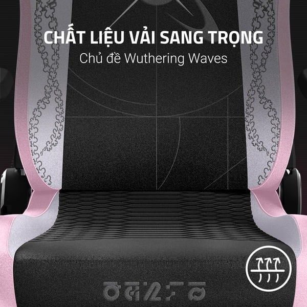 Chất liệu vải sang trọng bọc ghế Razer Iskur V2 X WuWa nShop