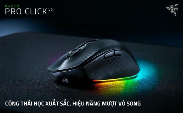 Chuột công thái học Razer Pro Click V2