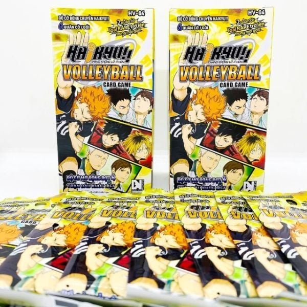 HV-04 Bài Bóng Chuyền Haikyu!! Bộ Cờ Mở Rộng Đợt 4 Trận Đấu Khốc Liệt nhiều pack đang chờ được mở