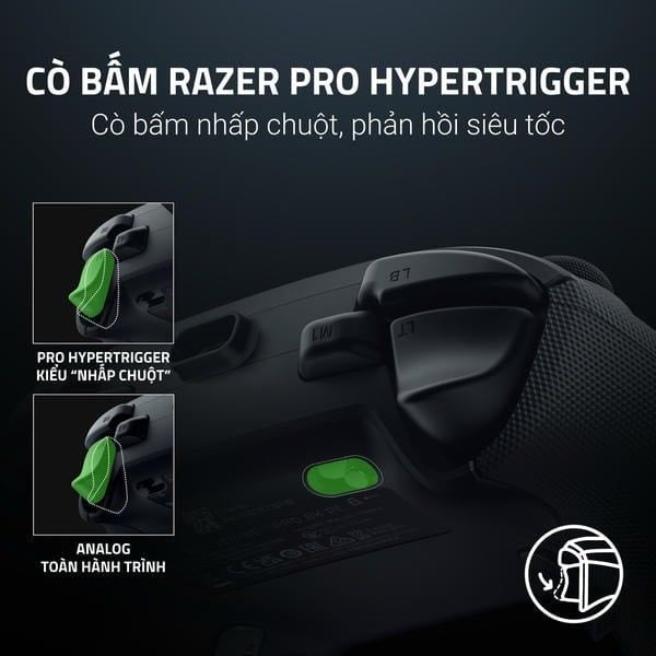 Cò bấm Razer Pro HyperTrigger trên tay cầm nShop