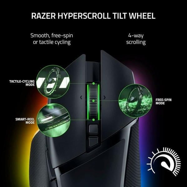Con lăn HyperScroll Tilt Wheel trên Razer Basilisk V3 Pro nShop