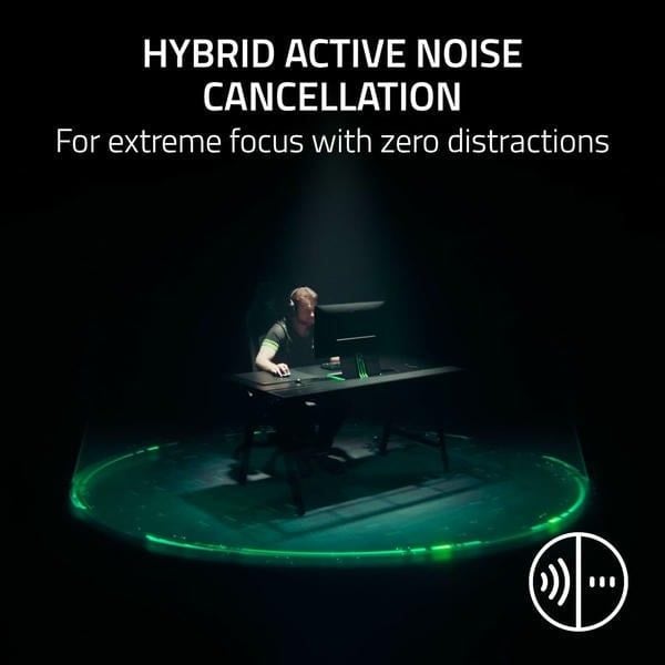 Công nghệ chống ồn Hybrid ANC trên Razer BlackShark V3 Pro nShop