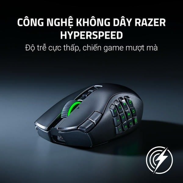 Công nghệ không dây Razer HyperSpeed trên Naga V3 Pro nShop